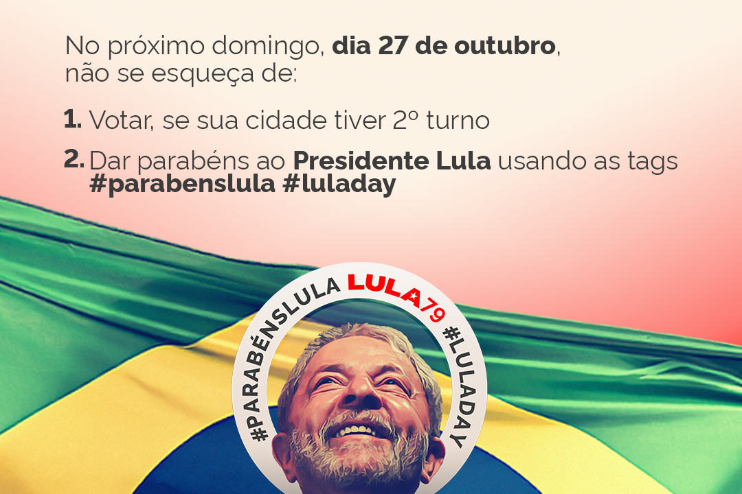 Lula Day: confira a programação pelo mundo neste domingo