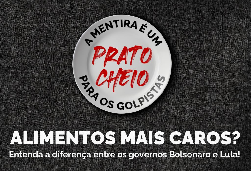  Alimentos mais caros? No governo Bolsonaro, os preços subiram 57%. Já com Lula, a inflação desacelerou. Saiba o que mudou e como isso impacta seu bolso!