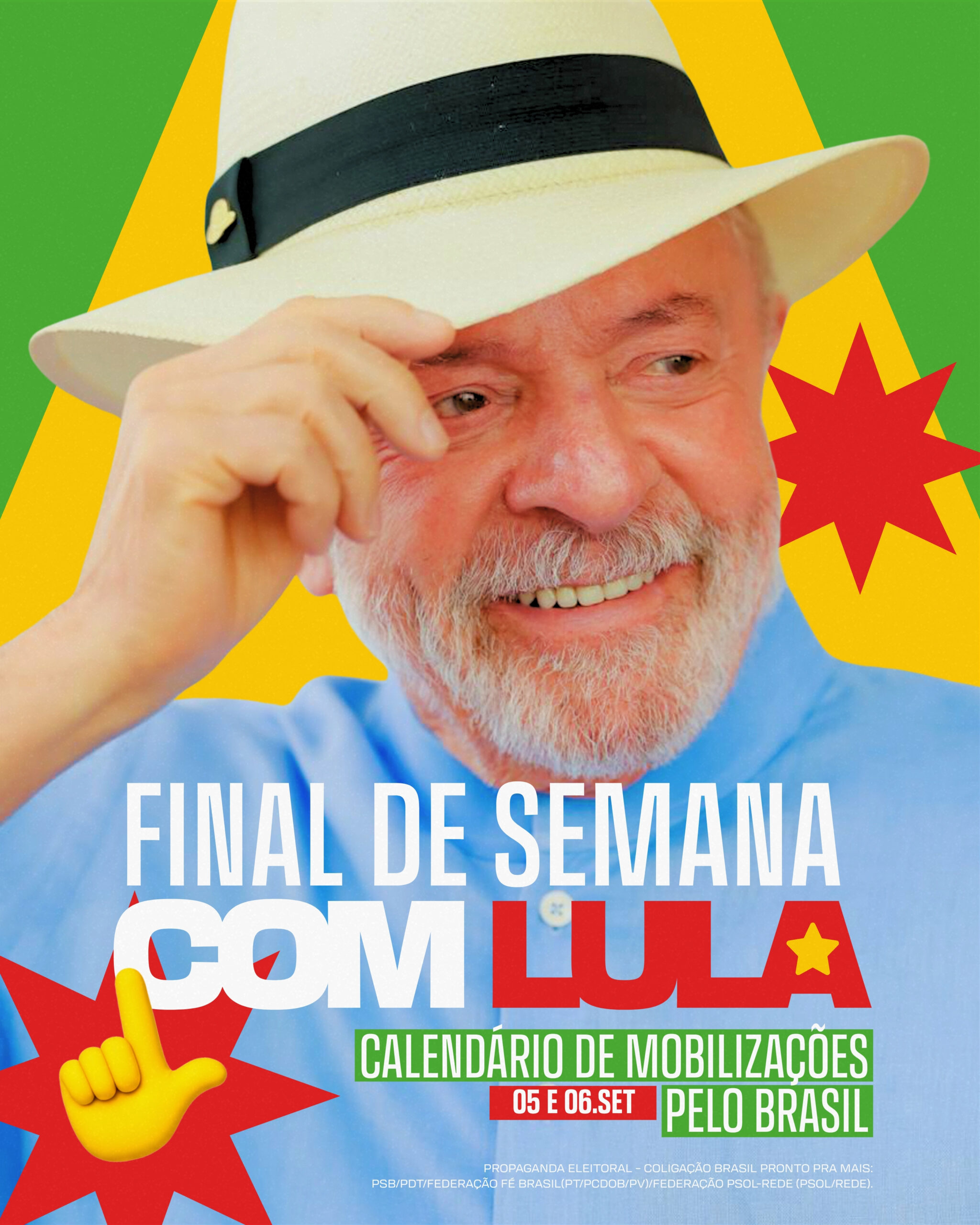 Final de semana com Lula: 31 mobilizações tomam conta de 15 estados
